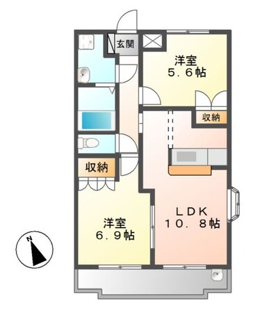 KASUMIヒルズの物件間取画像